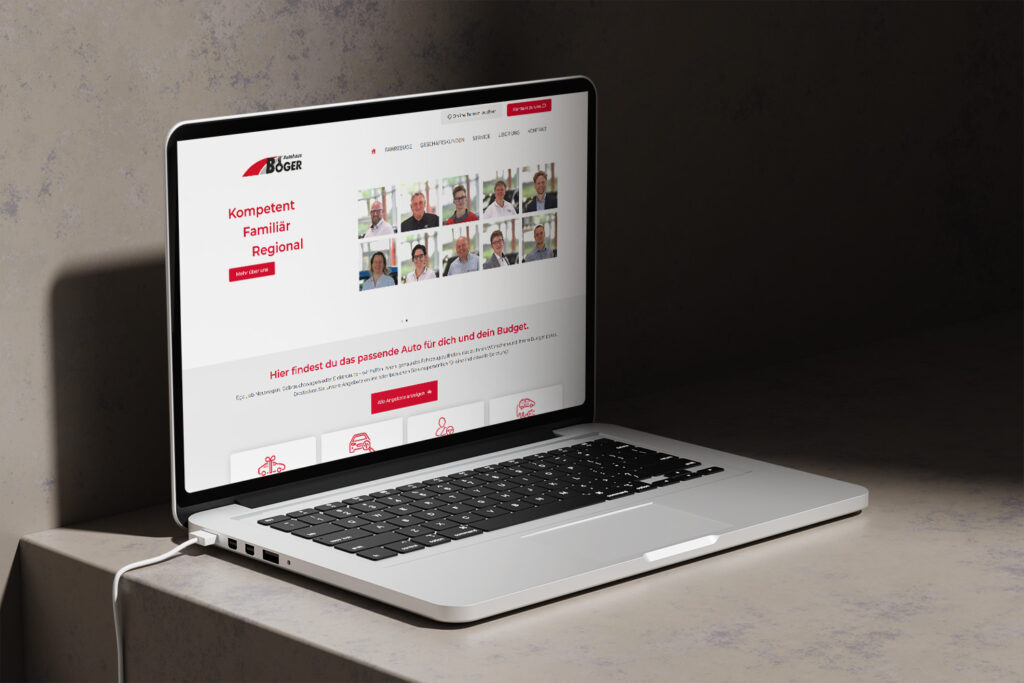 Autohaus Böger Winsen Luhe Webdesign